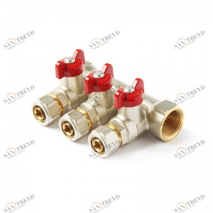 Коллектор с шаровыми кранами для МП 1-2-16 NTM 215127