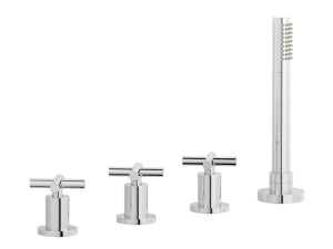 Встраиваемый смеситель для ванны с ручным душем