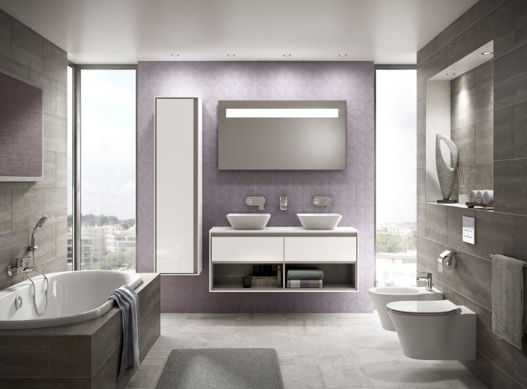 E106801 Встраиваемая акриловая овальная ванна 180х80 см Ideal Standard CONNECT AIR - Вид №2