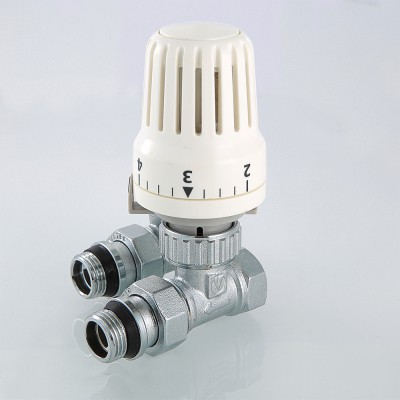 VT.046.N.04 Комплект терморегулируюшего оборудования для радиатора прямой Valtec 1/2"  - Вид №3