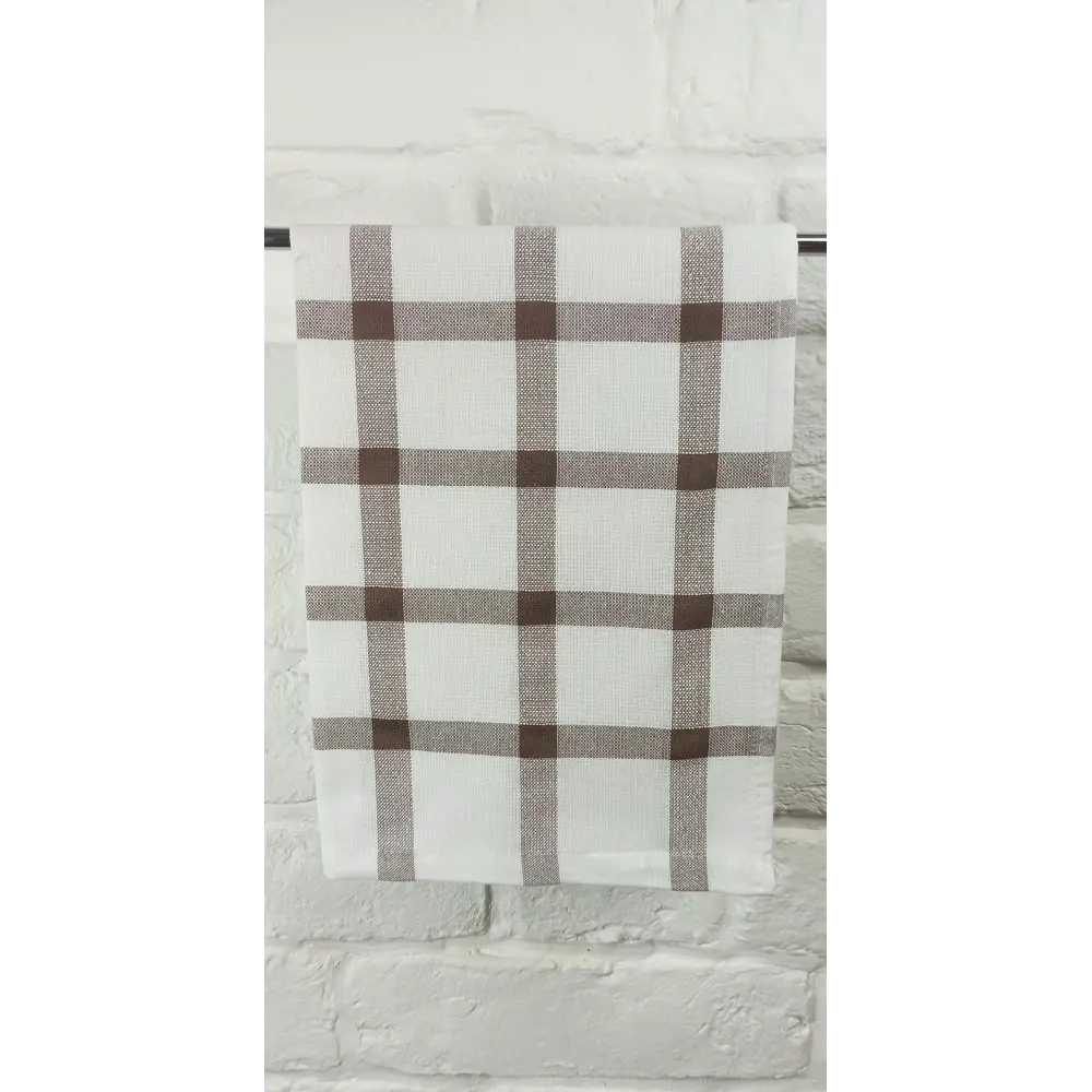 Полотенце вафельное Belezza 40x60 см цвет бело-коричневый STLM-2002007