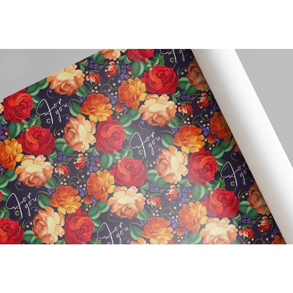 Упаковочная бумага «For You» 100x70 см Симфония STLM-2090113 - Вид №1