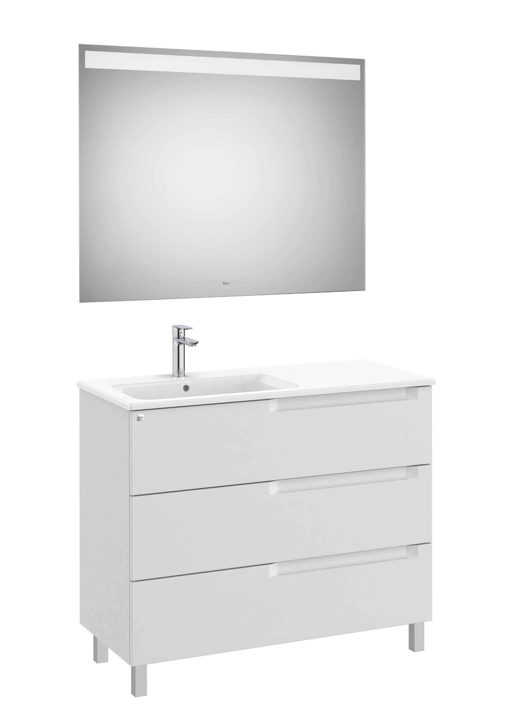 Деревянный напольный умывальник с зеркалом Roca Aleyda ARCH-00106137 - Вид №34