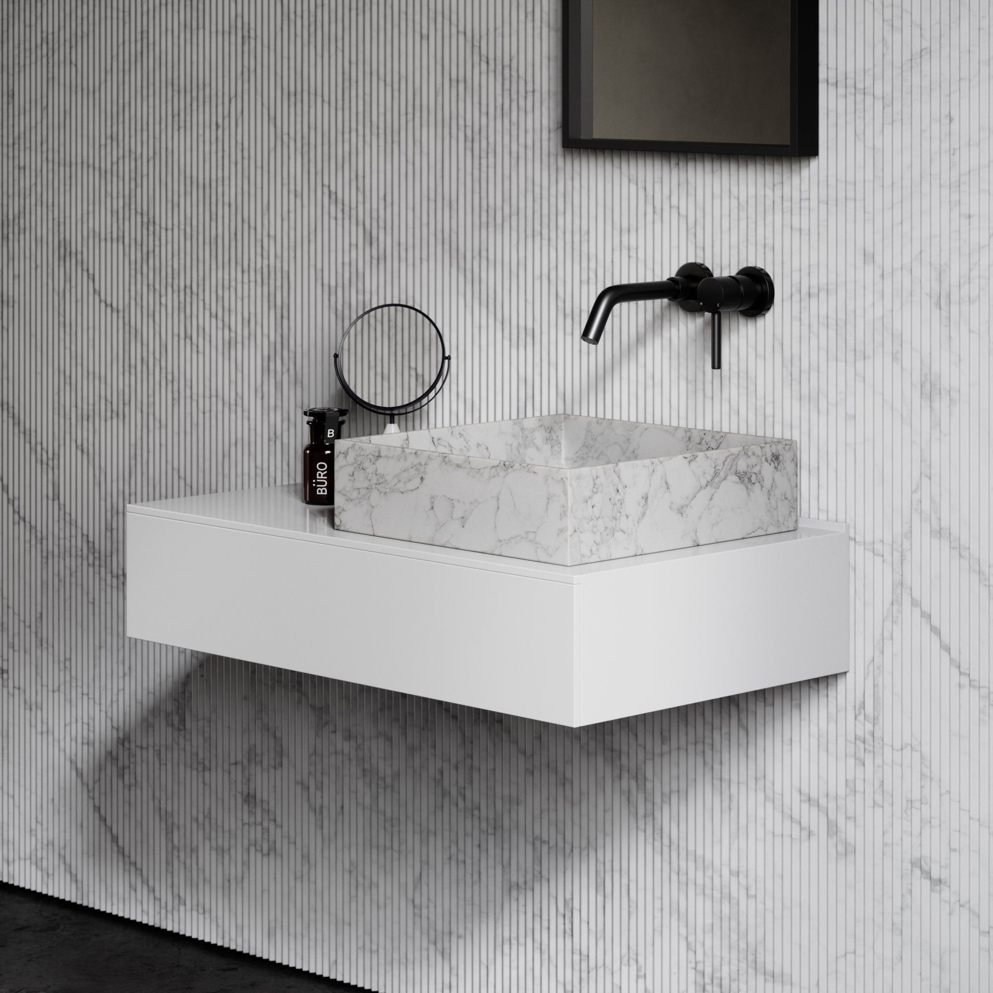 Квадратная столешница из каррарского мрамора LUSSO CUBE ARCH-00081610