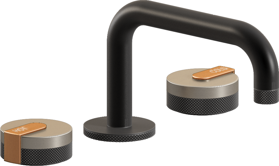 E-11510-R1BNi-L1BRG-GM Смеситель для умывальника на 3 отвертия GRAFF MOD+