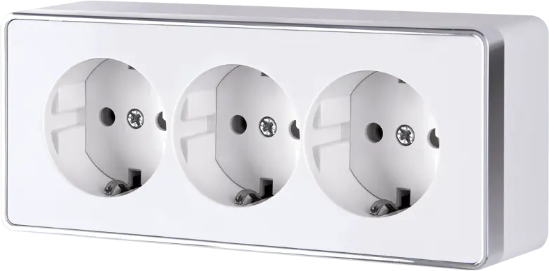 WERKEL Gallant — тройная накладная розетка с заземлением 82824788