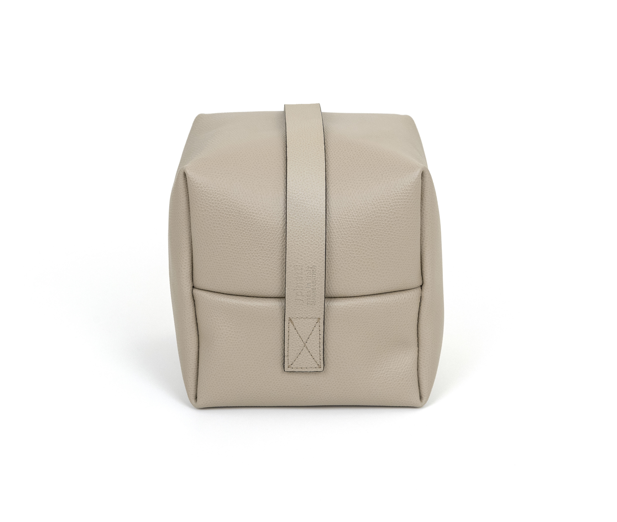 Дверной упор - 17X17XH17 см / зернистая кожа_coffee Pinetti 00.1870.029.015 - Вид №3