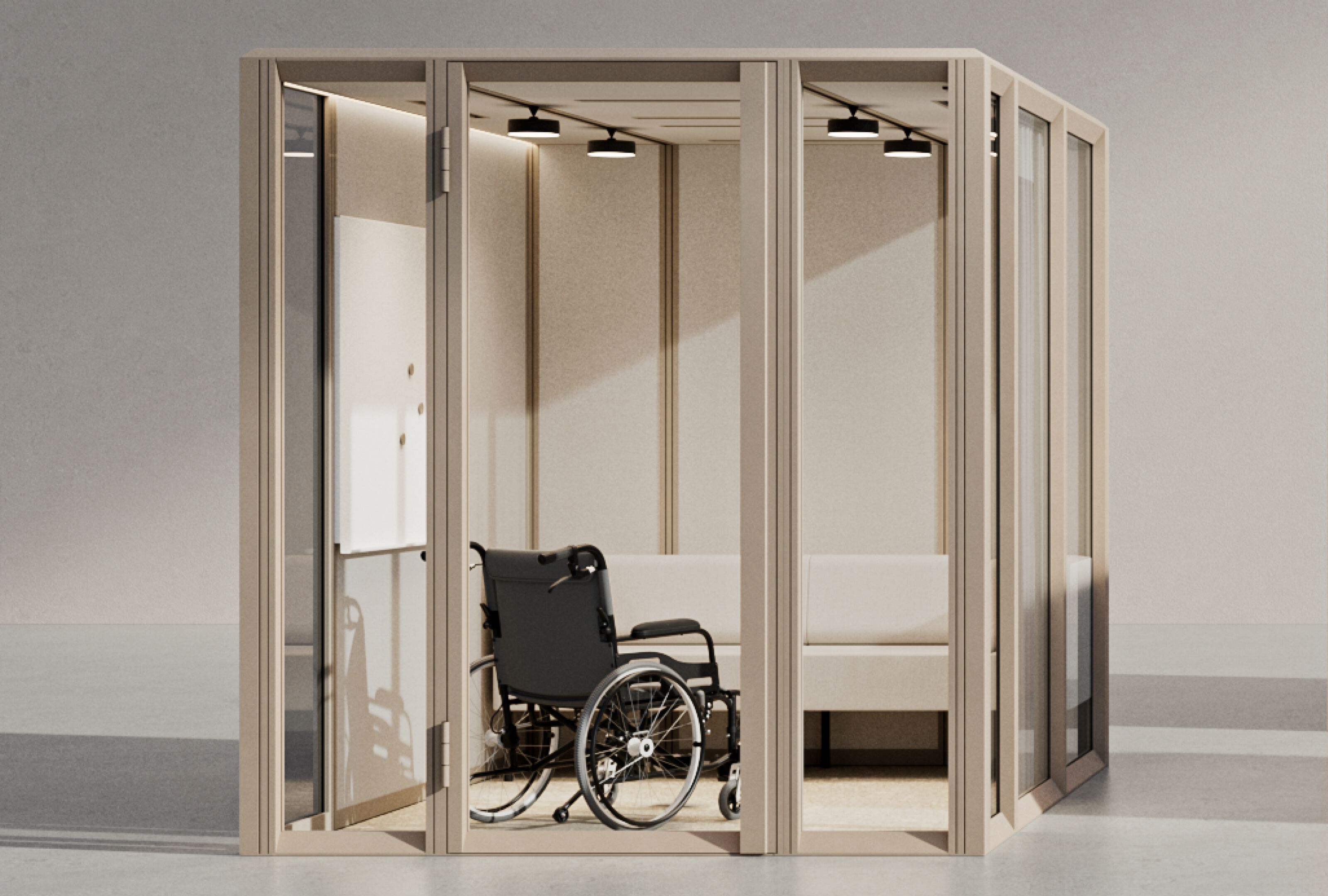 Многосторонняя акустическая офисная кабина для инвалидов Mute Modular ARCH-00016166