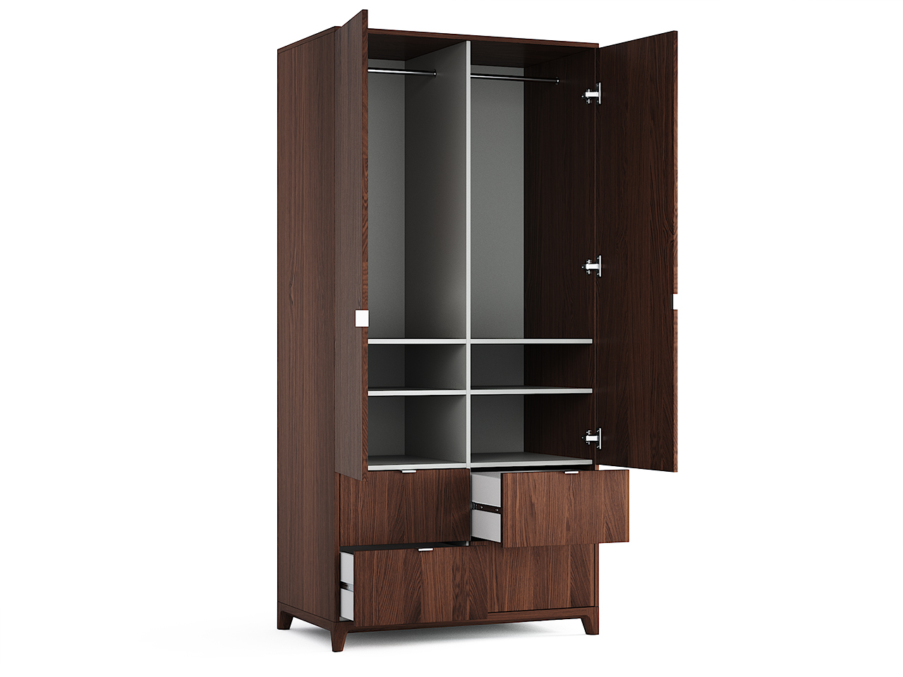 IDC018005000 The IDEA Шкаф CASE №4 - 1000  - Вид №2