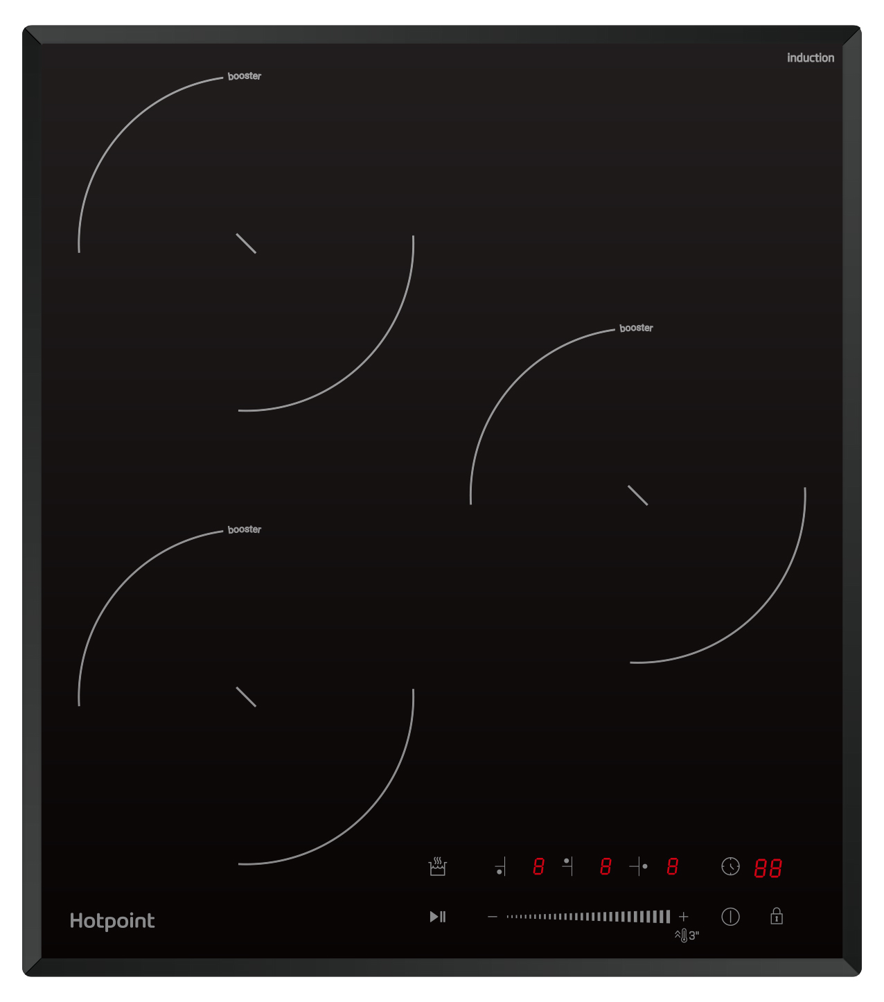 9106621 Индукционная варочная поверхность Hotpoint HS 1445 BA STDN-0054978