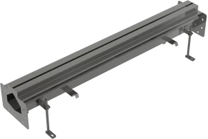 Промышленный желоб щелевой наклонный из нержавеющей стали AISI 304