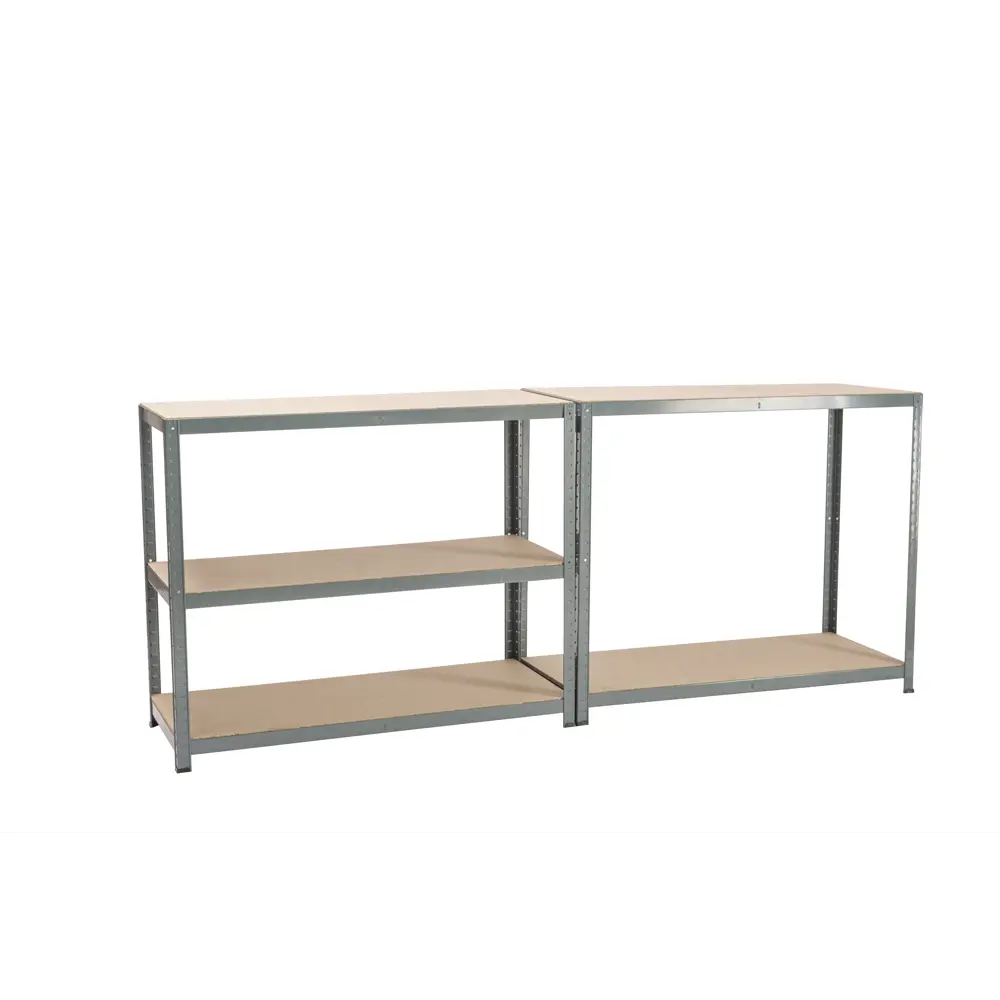 Стеллаж металлический Spaceo 120x196x50 см, 5 полок, цвет серый STLM-2148941 - Вид №6