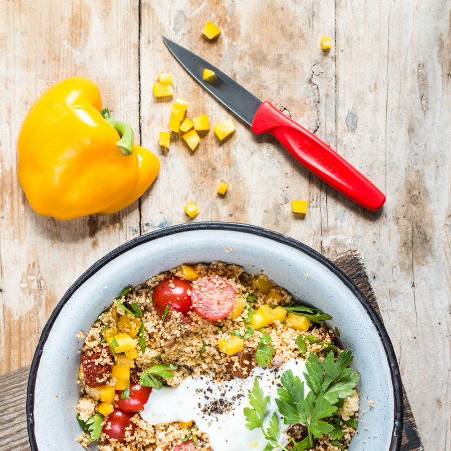 Нож для чистки овощей Sharp Fresh Colourful, 8 см, красная рукоятка WUESTHOF W3043R - Вид №2