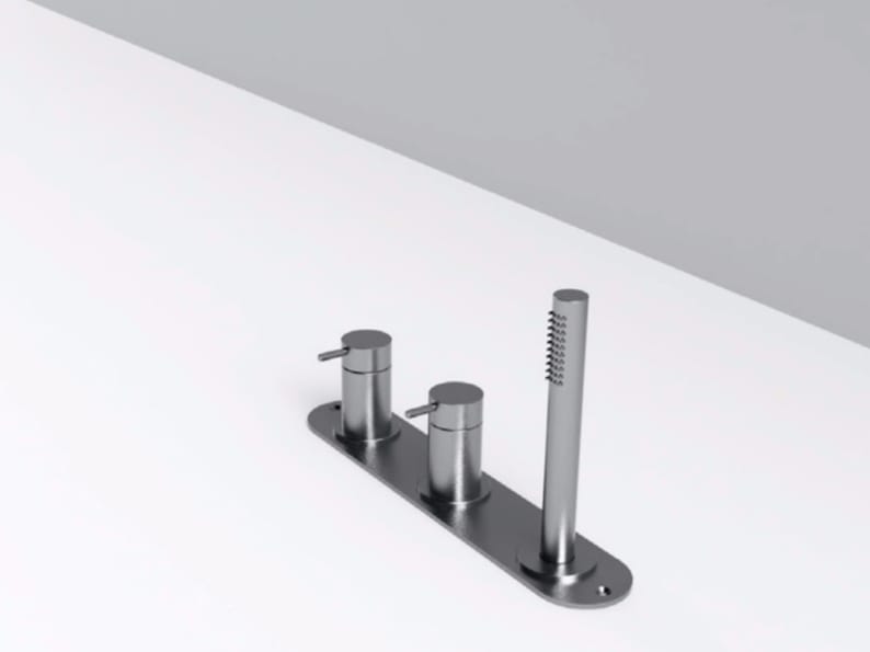 Набор ванны из нержавеющей стали с переключателем с пластиной Rexa MAE ARCH-00138408