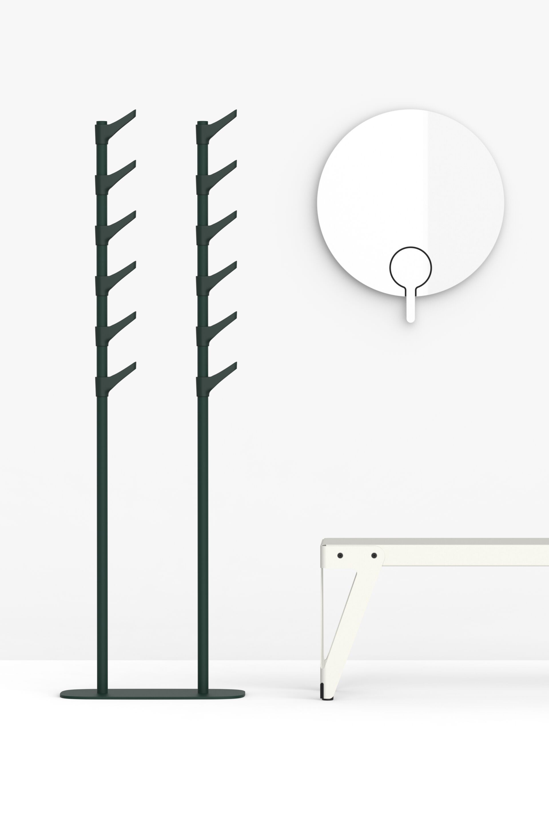 Настенное стеклянное зеркало FUNCTIONALS MIRROR MIRROR ARCH-00102815 - Вид №13