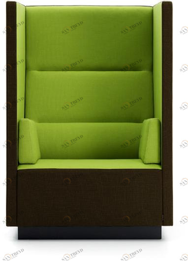 Offecct Кресло из ткани с высокой спинкой Float sun-id-1471250