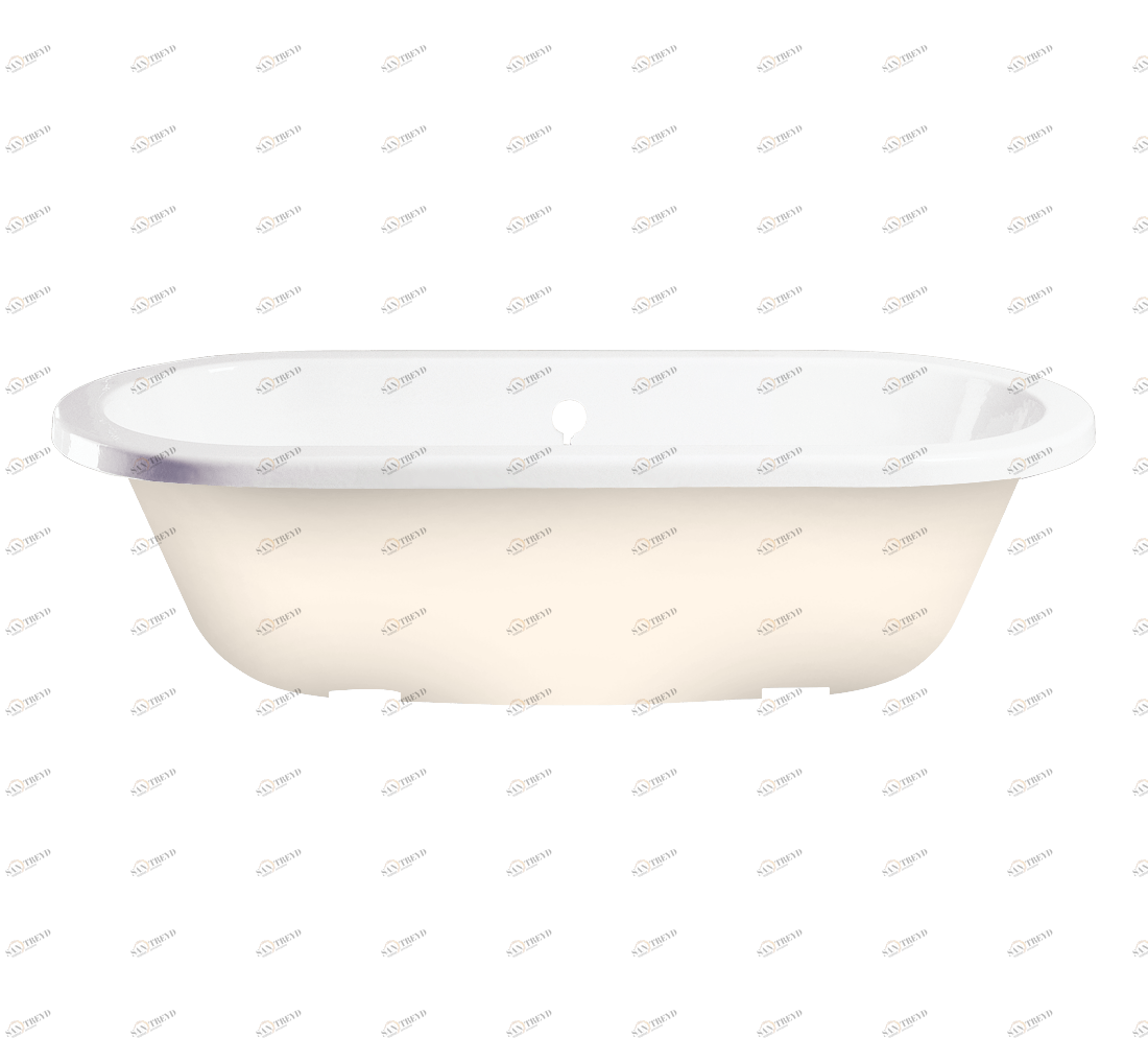Gentry Home Bexley Cast iron bathtubs with feet Ral 9010 GH102914 