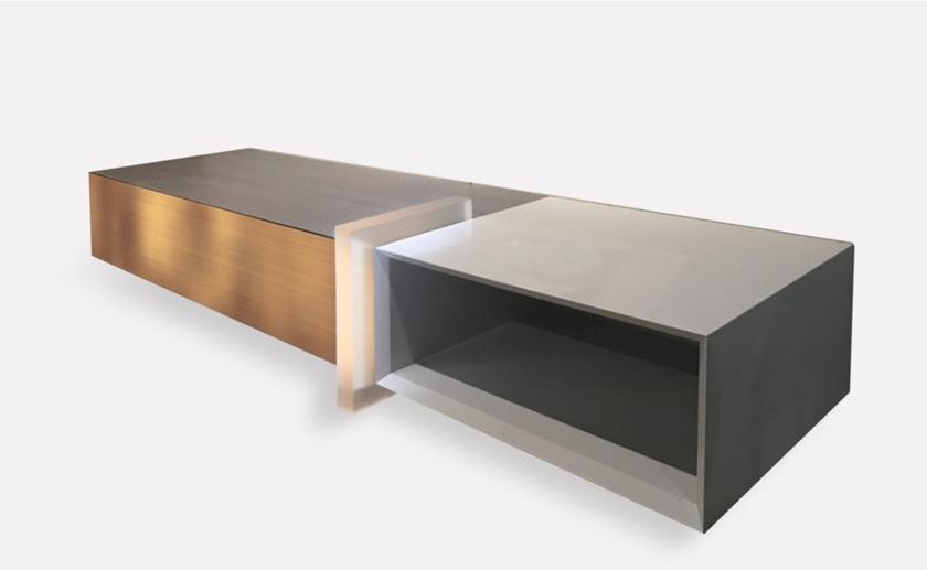 MORADA Подвесная тумба под телевизор из дуба и металла  Cabinet royal cabwl  - Вид №1