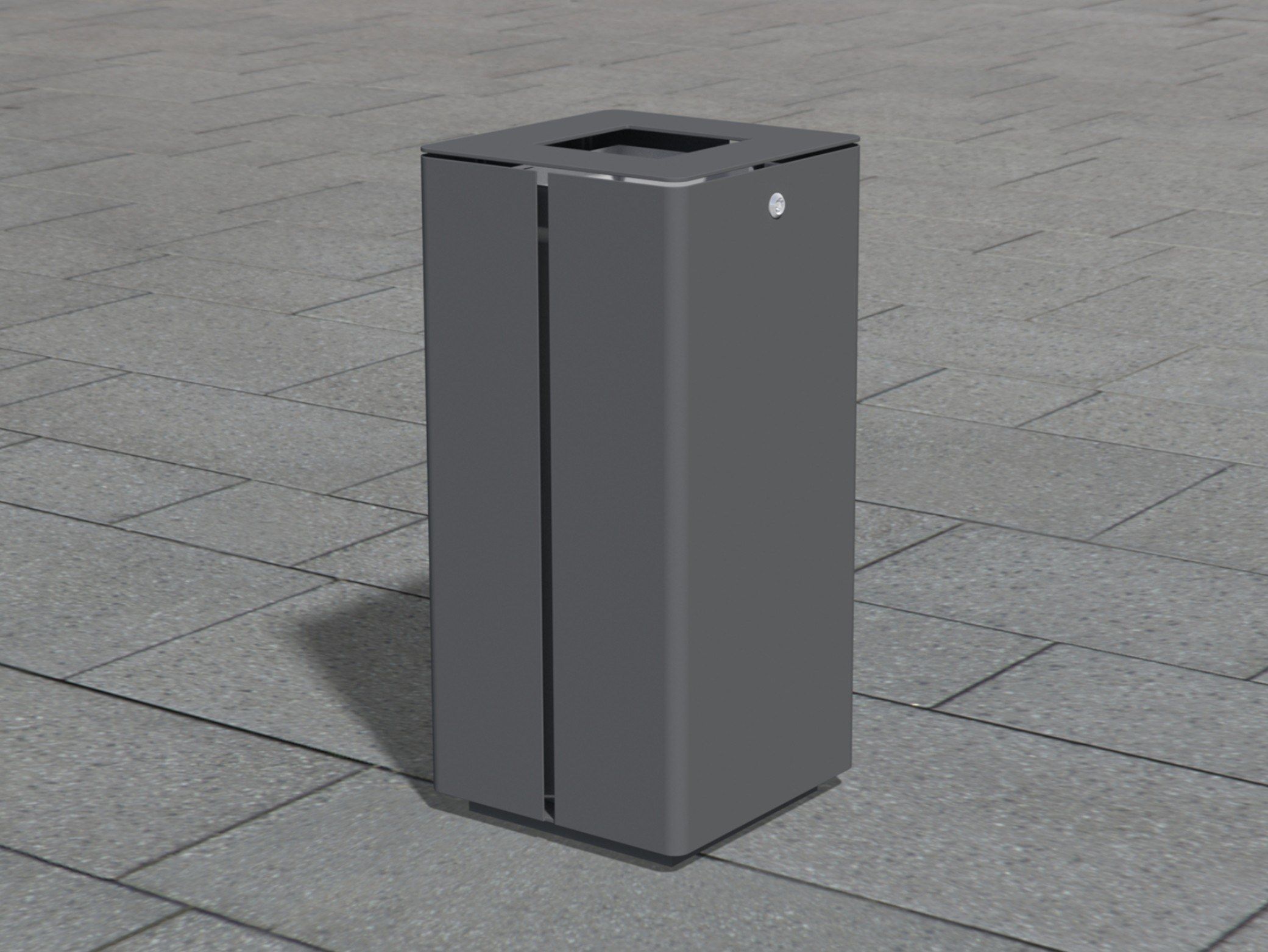 Нержавеющая сталь открытый мусорный бак BENKERT BANKE мусорное ведро ARCH-00009259