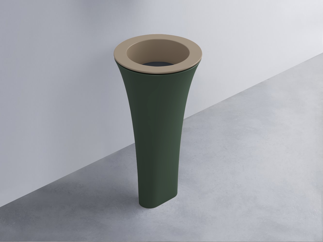 AMLA45-AN+AMPILT-BA+AMCOLT-MU Раковина Amedeo Tondo отдельностоящая cielo Enjoy + Amedeo Ceramica Cielo