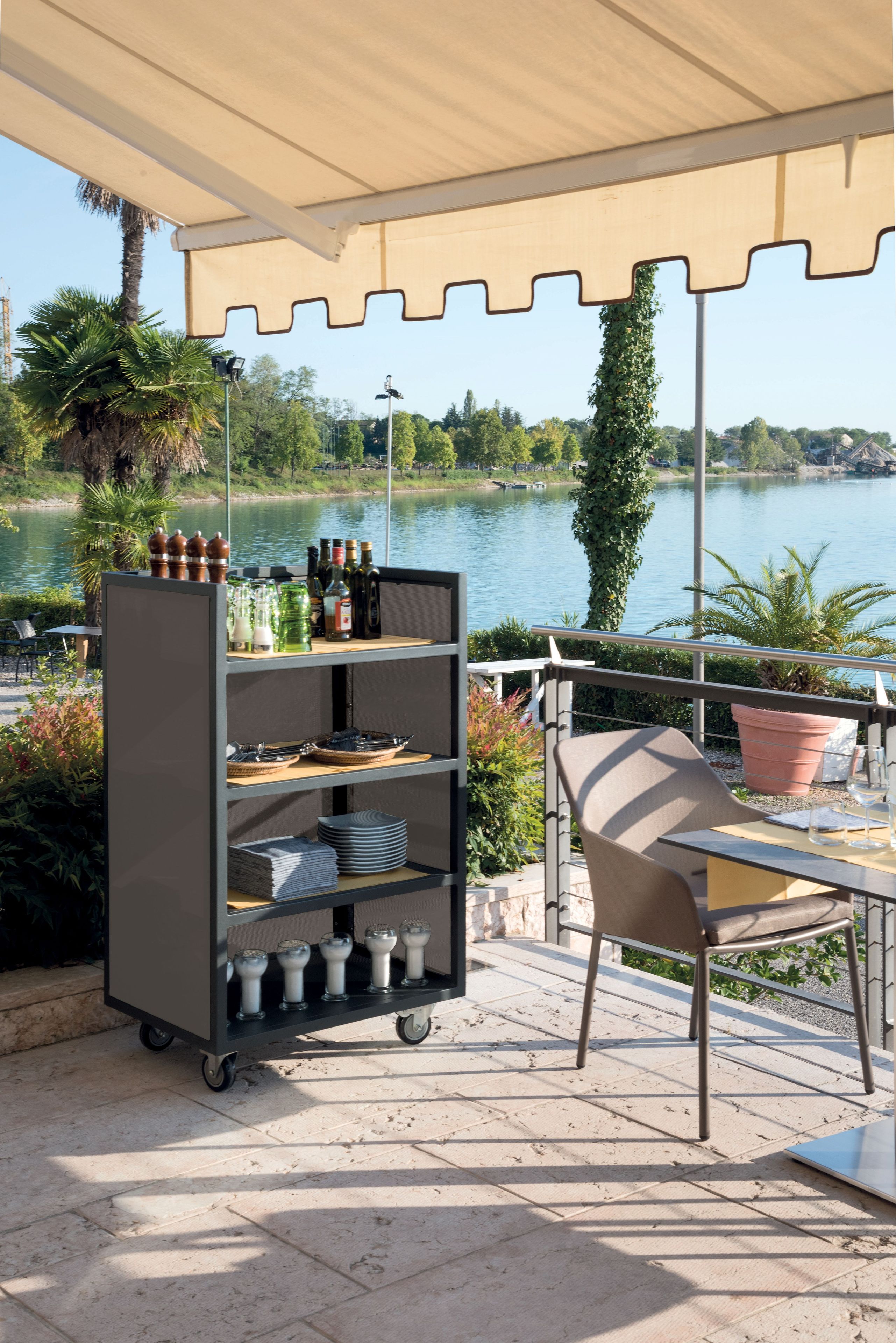 Алюминиевая тележка с полками Contral SERVICE TROLLEY ARCH-00026024 - Вид №1