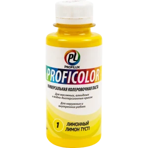 Колеровочная паста Profilux №1 100 гр цвет лимон