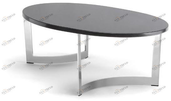 Tirolo Овальный журнальный столик из металла Hugo 088 co