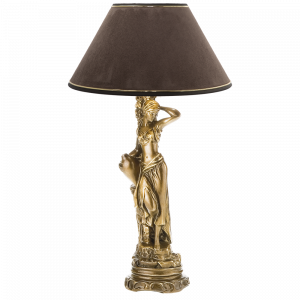 32016,34013 Настольная лампа Девушка с кувшином Бронза Кофе BOGACHO