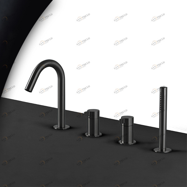 Смеситель для ванны карбон TOOX Radomonte TXQ16C