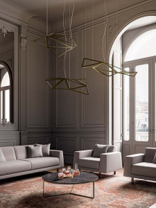 Алюминиевый светодиодный подвесной светильник