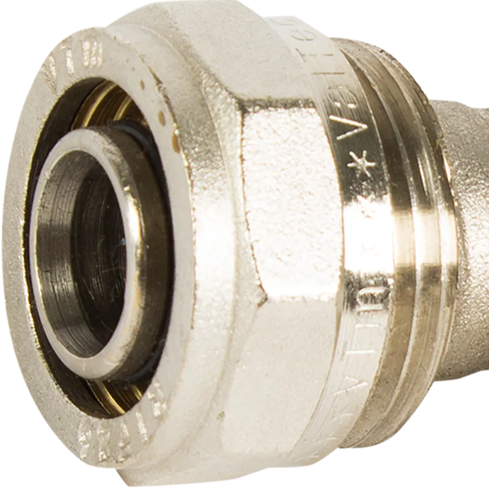 Тройник переходной Valtec 26x16x26 мм никелированная латунь VTM.331 STLM-2014615 - Вид №1