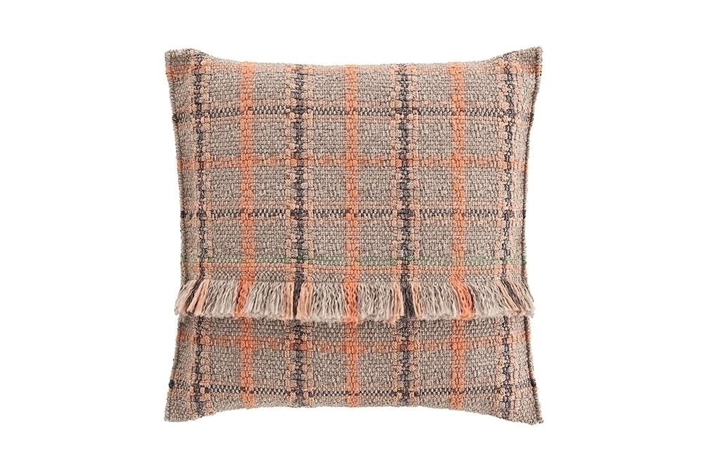 070662 Подушка GL Tartan terracotta 70x70 GAN Garden Layers - Вид №2