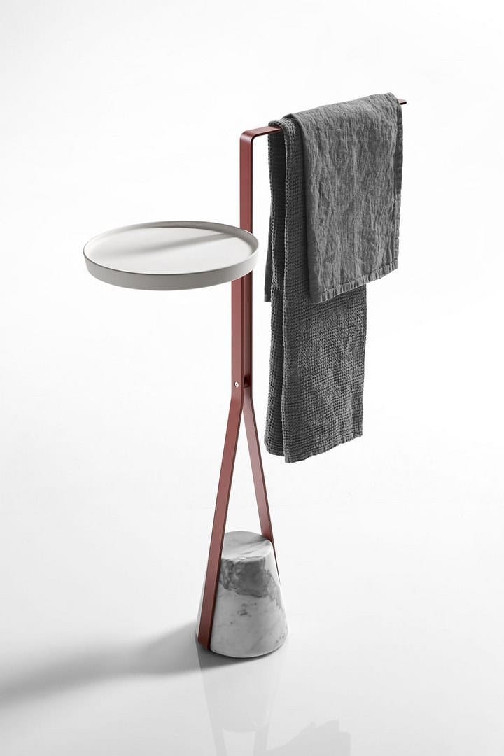 Держатель для полотенец из латуни с основанием из каррарского мрамора Antoniolupi Halo ARCH-00103555 - Вид №8