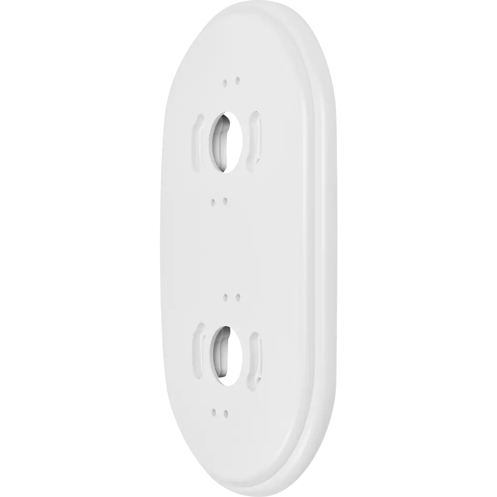 Рамка для розеток и выключателей Electraline 2 поста цвет белый Серия отсутствует STLM-2179997 - Вид №1