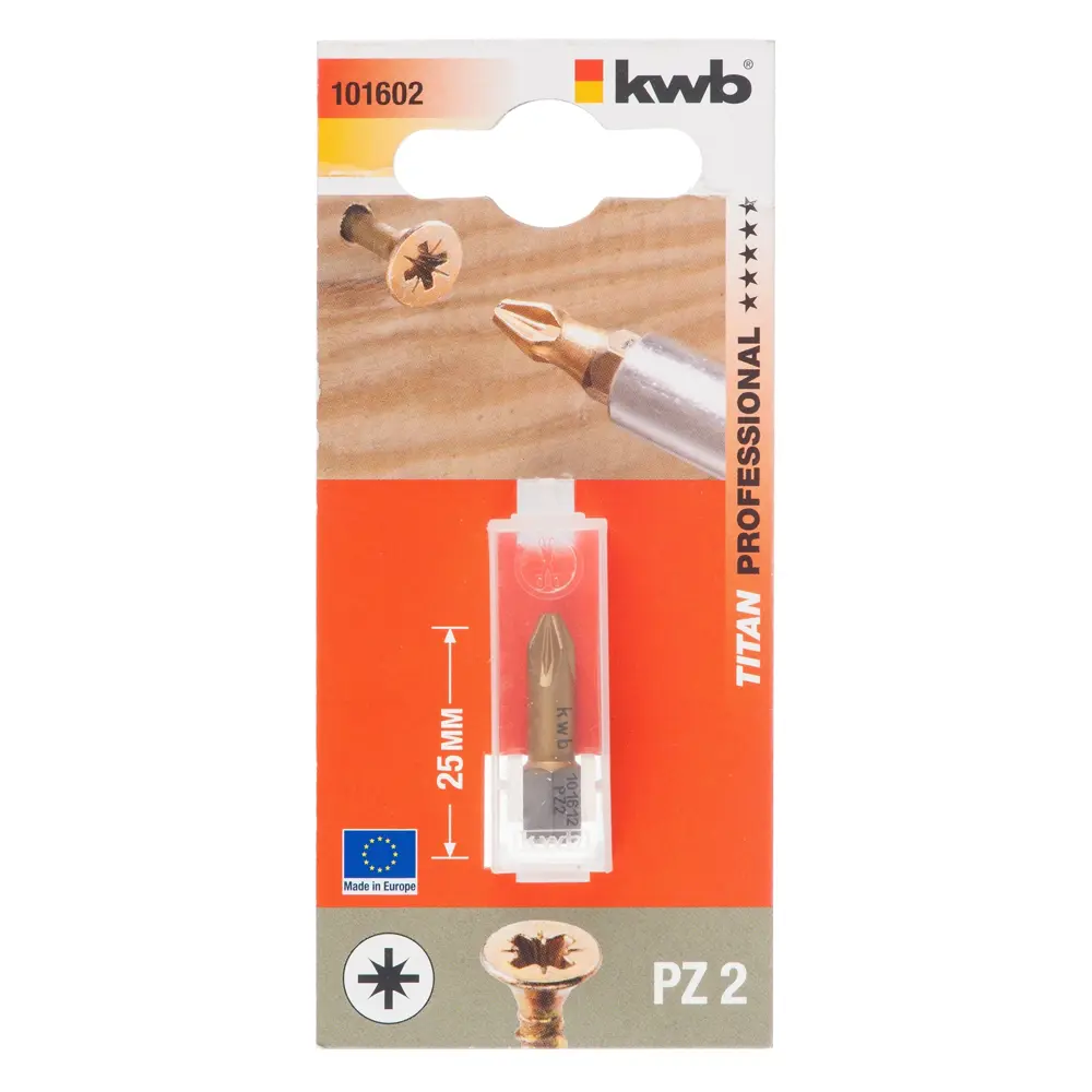 Бита KWB Titan PZ2, 1/4 дюйма STLM-2066970 - Вид №2