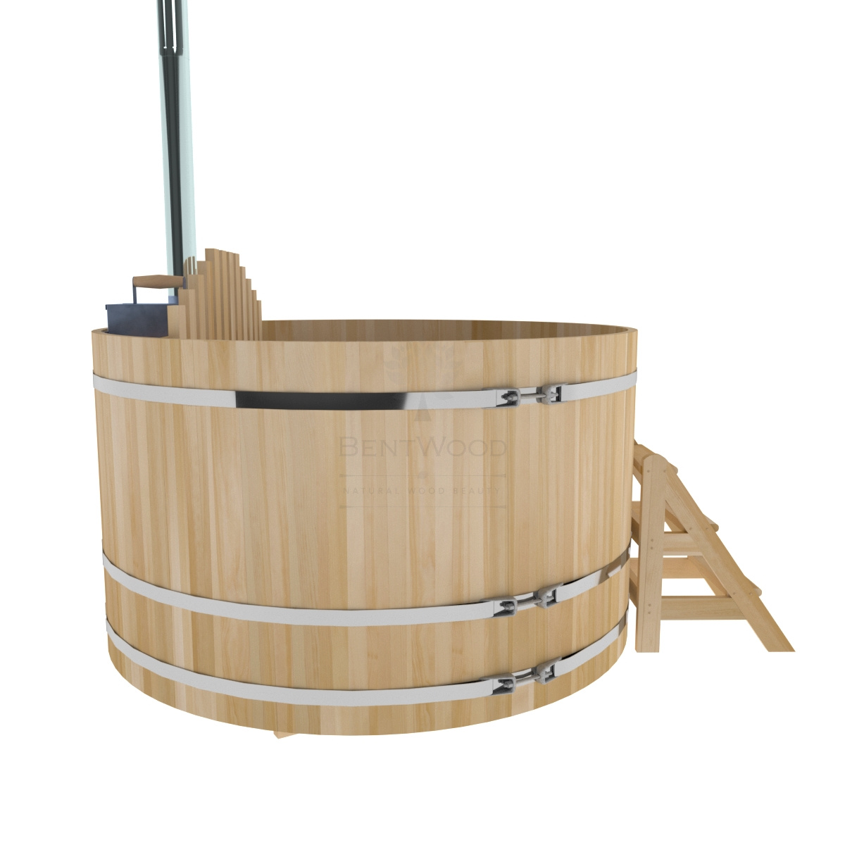 1615 Фурако из кедра D=2.1 с внутренней печкой. Высота 1,2м. Исполнение "Премиум". Alyarus  - Вид №1