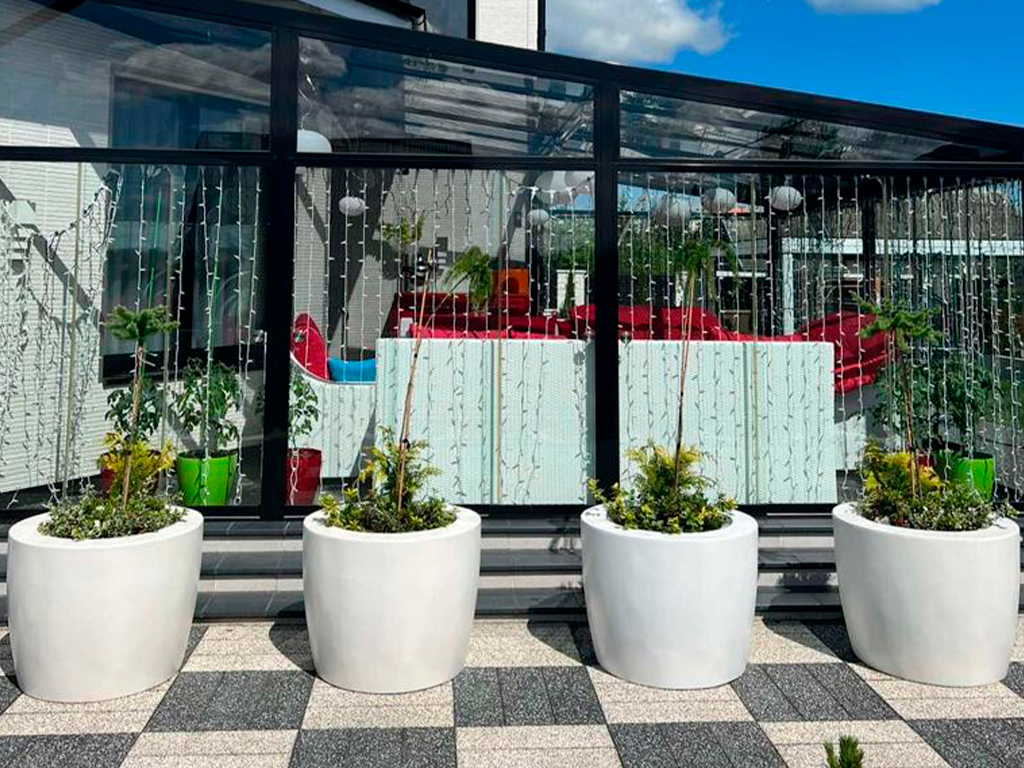 Кашпо коллекции "Дива" FD-04-70 80/60 ГеоПластБорд