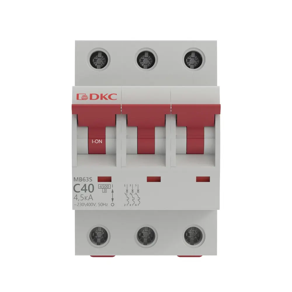 Автоматический выключатель DKC Yon 3P C40 А 4.5 кА 89439428 STLM-2127233  - Вид №1