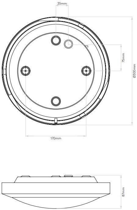 Astro Lighting Бра / потолочный светильник из стали и стекла  1129007  - Вид №4