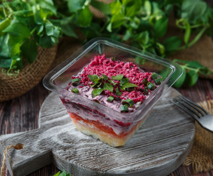 6156 Салат "Сельдь под шубой" Вкусляндия 