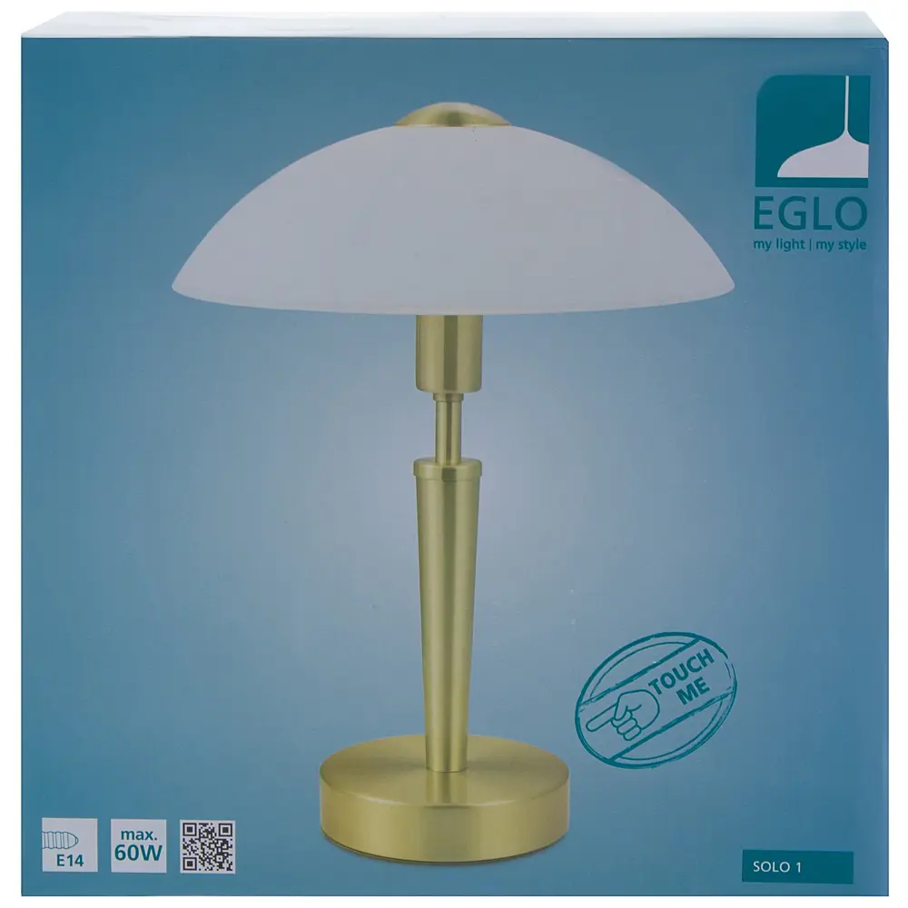 Настольная лампа Eglo «Solo 1» с сенсором 1xE14x60 Вт, цвет латунь STLM-2142909 - Вид №5