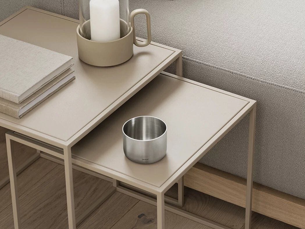 Квадратный стальной журнальный столик с порошковым покрытием blomus Fera ARCH-00152521 - Вид №20