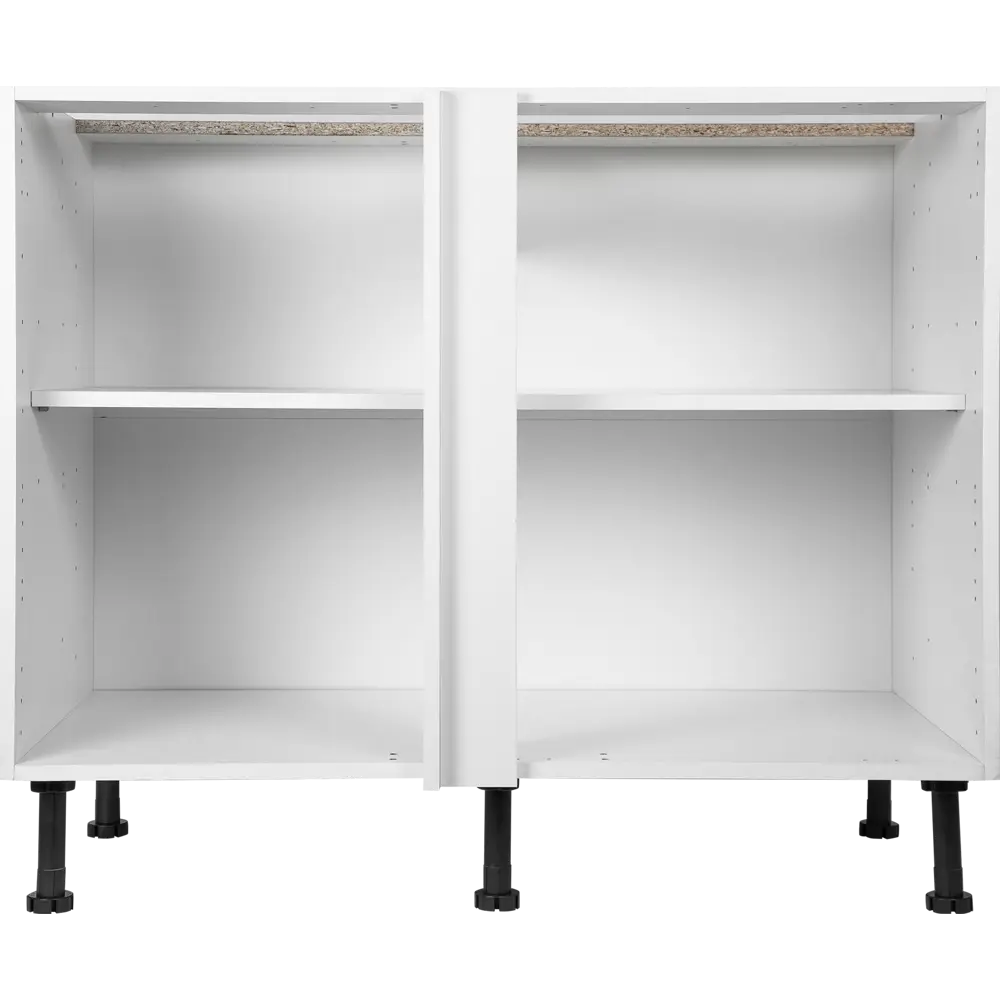 Каркас напольный угловой 100x70x56 см, ЛДСП, цвет белый DELINIA STLM-2060288 - Вид №1