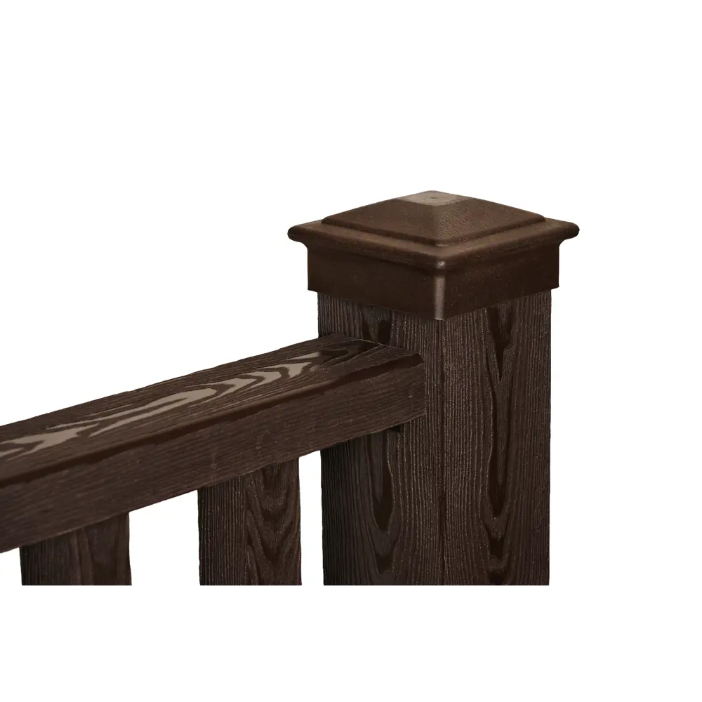 Комплект ограждений Groentec ДПК венге Santreyd STLM-2135356 - Вид №6