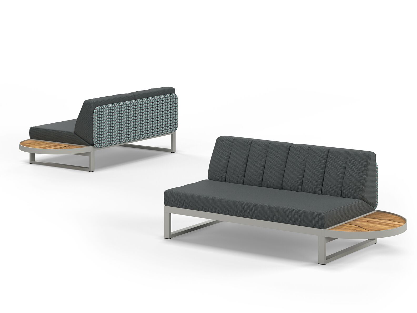 2-местный модульный тканевый диван с журнальной стойкой MAMAGREEN Munia ARCH-00077745 - Вид №16