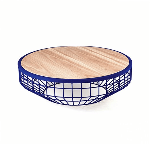 Mambo Unlimited Ideas Низкий круглый металлический журнальный столик Air sun-id-1355697 - Вид №2