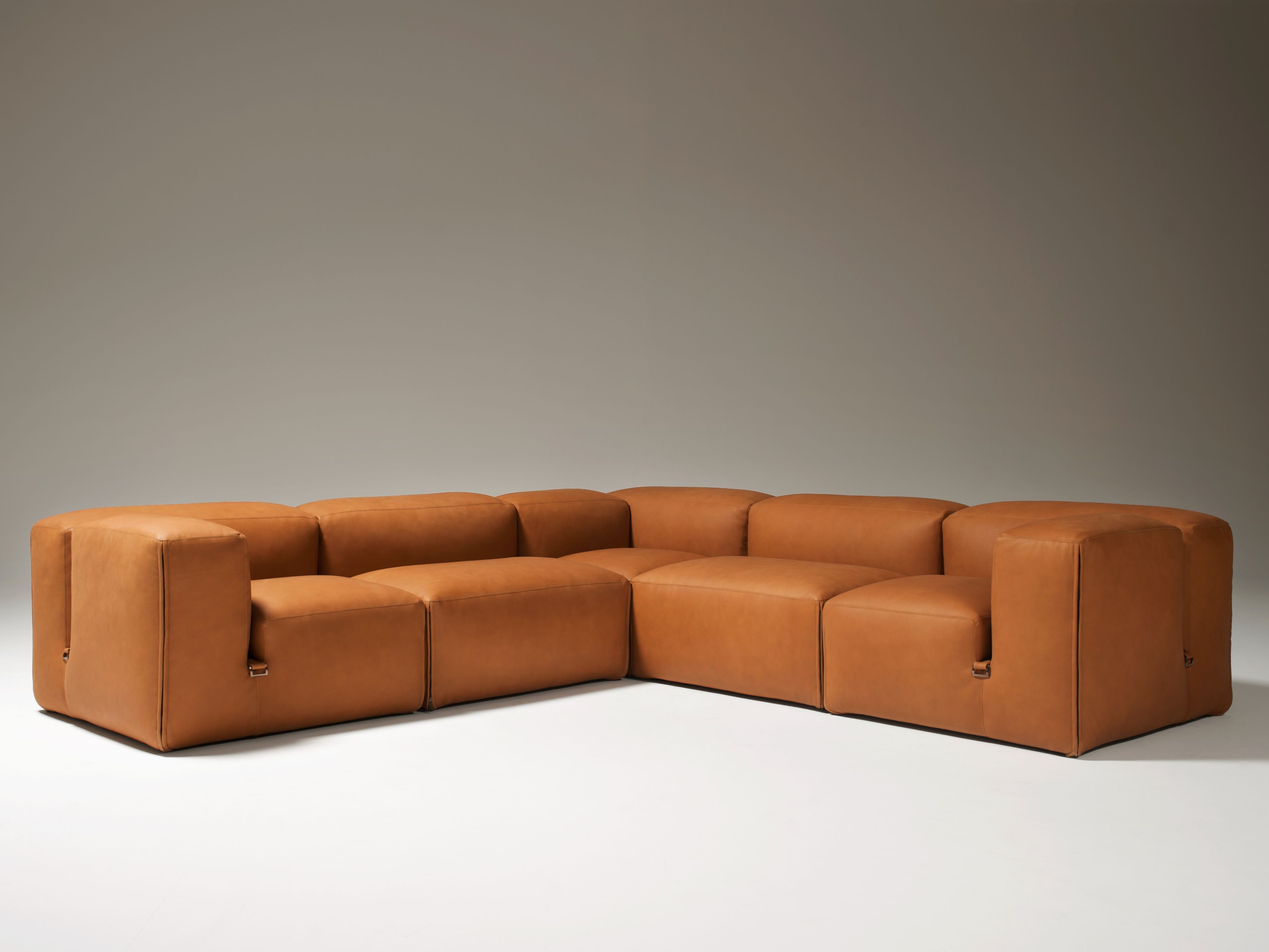 Кожаный модульный угловой диван Tacchini Le Mura ARCH-00094839 - Вид №1