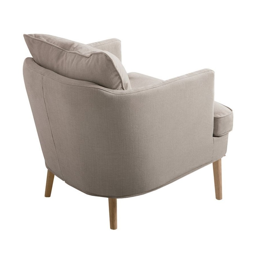 Кресло Julia, светло-бежевое, обивка Caleido Sits S1285 - Вид №4