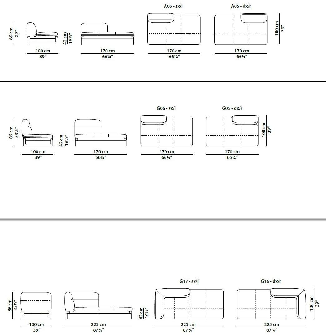 BAXTER Секционный угловой диван в коже Viktor sun-id-1479275 - Вид №19