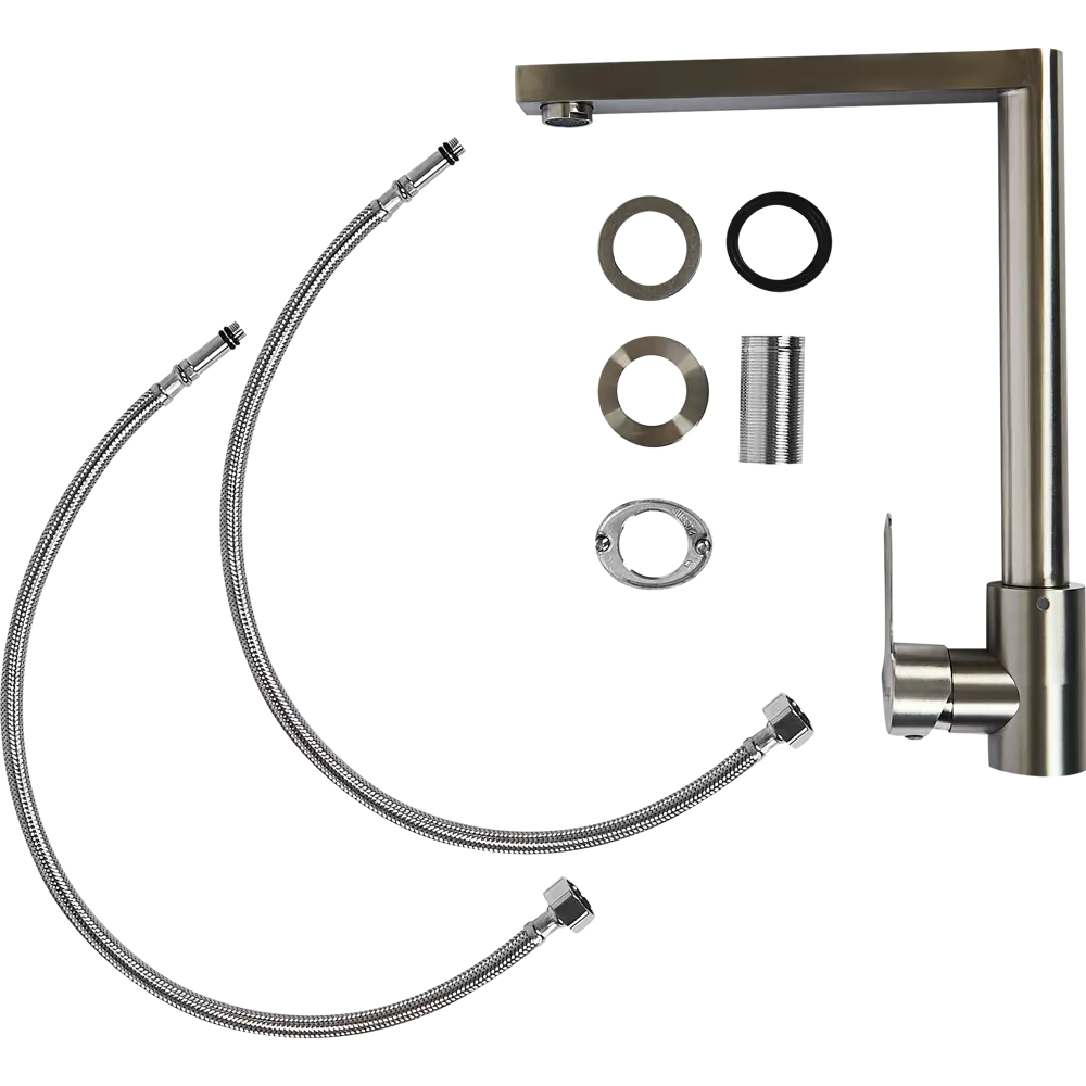 Смеситель кухонный Vidage VFR0911-1 высота 33 см цвет сатин STLM-2204980 - Вид №4